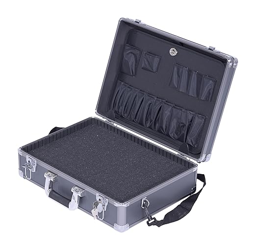 Vestil CASE-1813 Aluminum Carrying Case 18 In. x 14-1/2 In. Silver