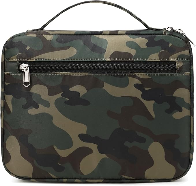 Octsky Bible Book Covers for Boys, Kids Bible Case/Protective/Holder with Pocket, Camo-1