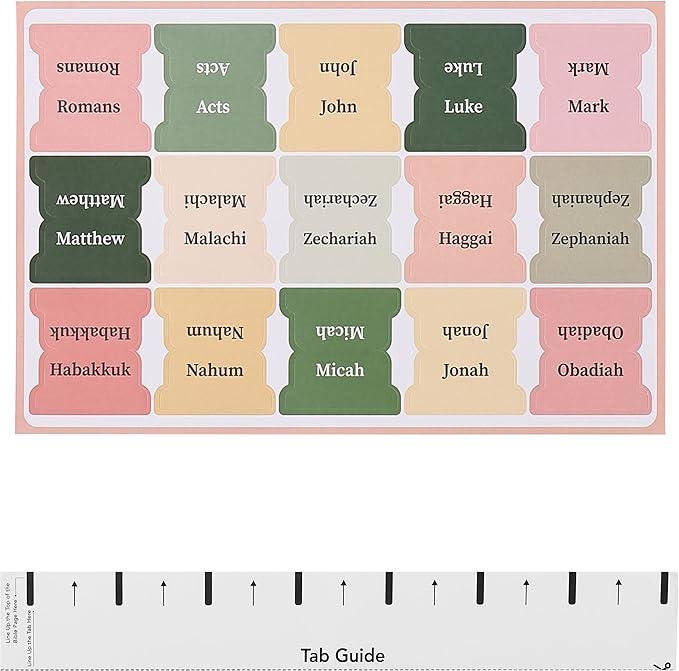 Mr. Pen- Bible Tabs, 75 Tabs, Colorful, Laminated Bible Tabs for Women and Men, Bible Tabs for Study Bible, Bible Index Tabs, Bible Book Tabs, Bible Labels Tabs, Mr Pen Bible Tabs