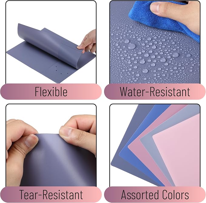 Mr. Pen- Plastic Folders with Pockets, 15 pcs, Aesthetic File Folder with Business Card Slot, 2-Pocket Folder, Back to School, Office, Filing Supplies