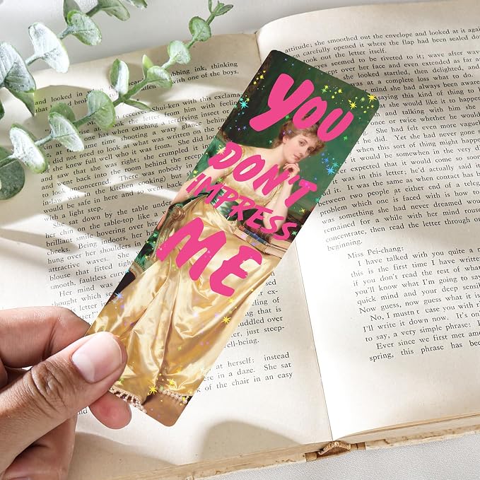 Funny Vintage Bookmark Gifts - 48 Pcs Sarcastic Quotes Paper Bookmarks Bulk for Women Students Book Lovers Humor Page Marks School Reading Accessories Bookish Gift for Birthday Graduation