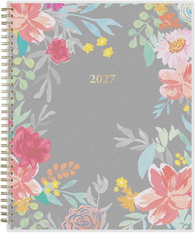 Blue Sky 2027 Weekly and Monthly Planner Calendar, January 2027 - December 2027, 8.5" x 11", Flexible Cover, Laminated Tabs, Durable Twin Wire Binding, Storage Pocket, Sophie