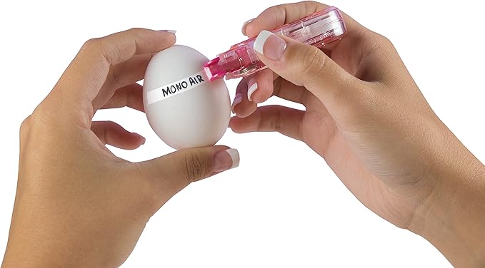Tombow 68695 MONO Air Correction Tape. Easy to Use Correction Tape for Instant Corrections