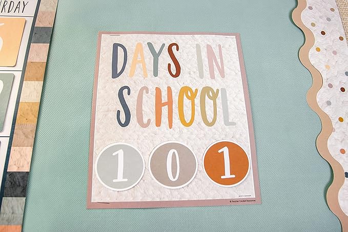 Teacher Created Resources Light Brown Scalloped Border Trim (TCR7129)
