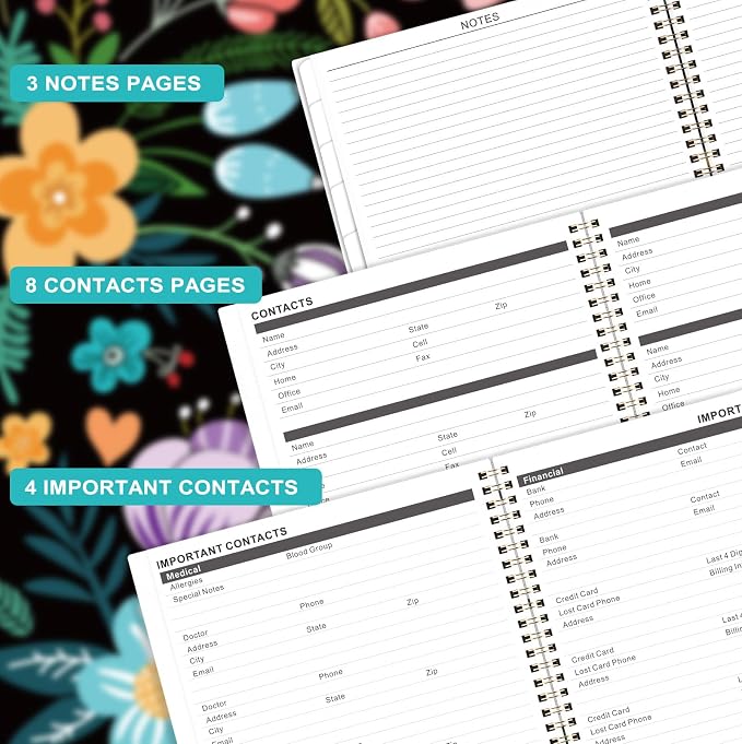 Monthly Planner 2027-2029 - 3 Year Planner 2027-2029, Jan. 2027 - Dec. 2029, 9" X 11", 3 Year Calendar 2027-2028-2029 Monthly Planner with 36-Month Tabs, Inner Pocket