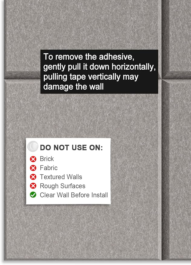 Hsurbtra Large Cork Board for Wall 36 x 24 Inch, 6 Pack Felt Bulletin Notice Board with Pushpins for Office Home School Farmhouse Wall Decor, Khaki