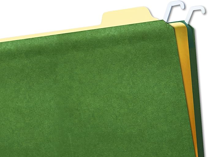 Find It Hanging File Folders for Filing Cabinet Storage - Pack of 20, Letter-Sized File Folder Set for Documents and Valuables - Filing Products for Organization, Back to School Supplies, Green