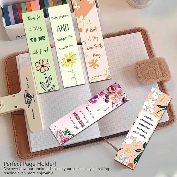 30 Pieces Romance Bookmarks, Spicy Fairytale Bookmark, Funny Bookmarks for Men,Women, Book Lovers, Page Markers for Students Teachers Reading, DIY Art Decoration Cards，Romance Reader Present Handmade