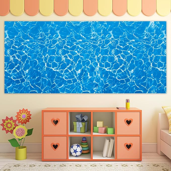 CHUNNIN Under The Sea Bulletin Board Decoration Ocean Theme Bulletin Board Background Creative Classroom Decor Arts Crafts Classroom Home Wall Decor Education Back to School Display Supplies