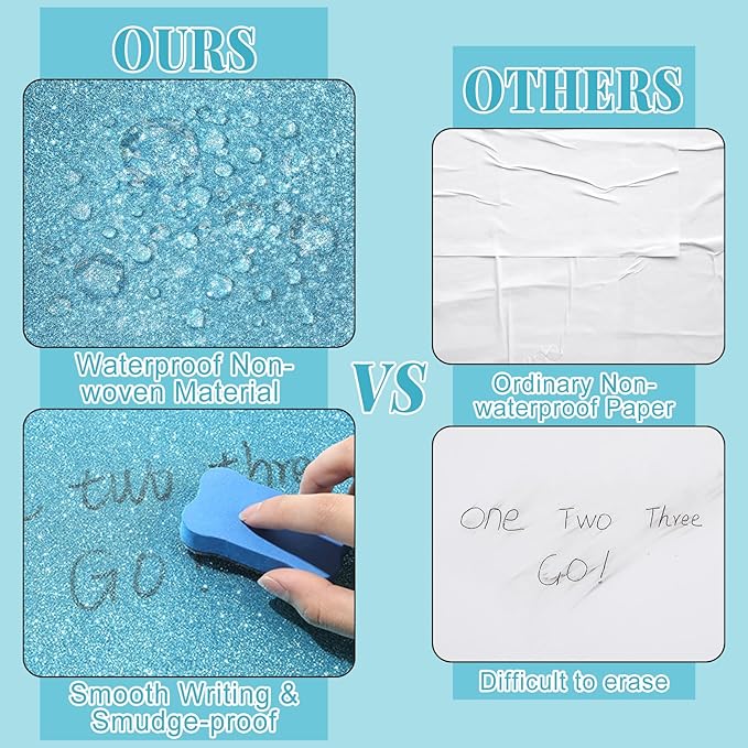 Glitter Bulletin Board Roll Light Blue Bulletin Board Paper Sparkle Blue Wrapping DIY Art Crafts Fade Resistant Wrinkle Resistant Poster for Classroom Office Home Backdrop Decoration 15.7" x 40 Ft
