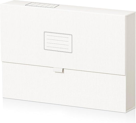 JiaWei Expanding File Folders with Pockets, 13 Pockets Accordian File Organizer with Magnetic Closure, Letter Size Portable Documents and Receipts Folders with Tabs for Document Classification