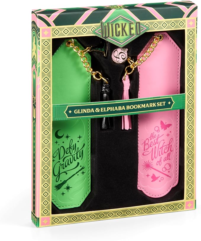 Wicked: Glinda and Elphaba Bookmark Set by The Noble Collection