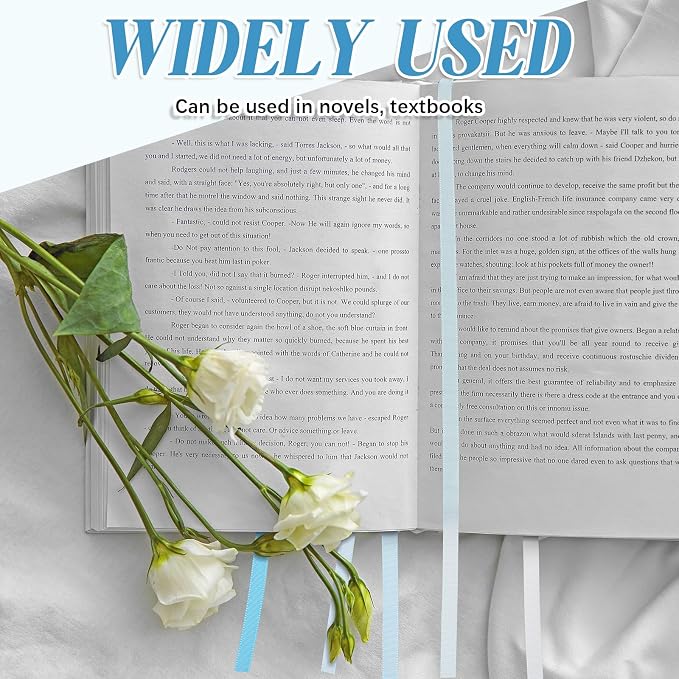 Outus 3 Pieces Bible Ribbon Bookmark Markers Artificial Leather Bookmark with Ribbons for Books Office(Lively,Morandi)