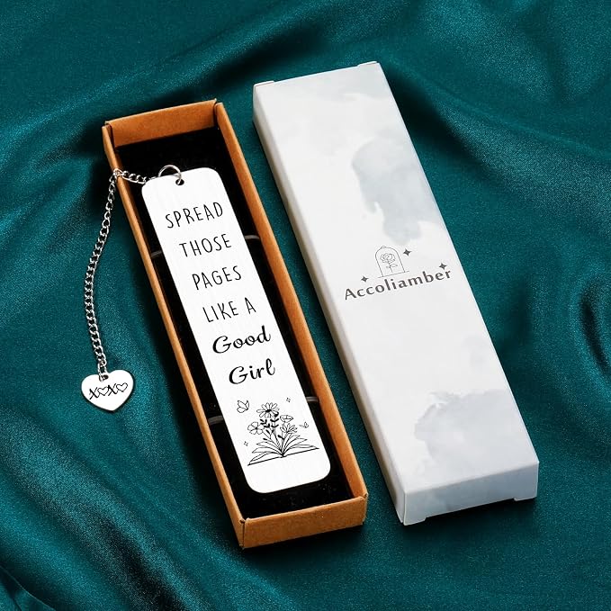Bookmarks for Women Dark Romance Bookmarks Book Lovers Spicy Smutty Bookmark Gifts Funny Book Marks for Reading Women Metal Reading Accessories Readers Bookish Bookworm Merch Christmas