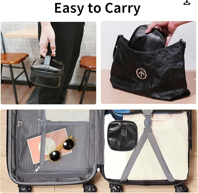 LMASBLTER Case Compatible with B1/B21/B3S/M110/M120/P50/T50M Label Maker Printers, Labeler Storage Portable Carrying Bag Holder for Printer, Refill Labels, USB Cables (Case Only-Black)