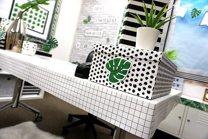 Creative Teaching Press Palm Paradise Monstera Leaves 6" Designer Cut-Outs (10224)