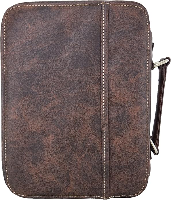 Western Style Embroidered Verse Scripture Bible Cover Book Bibles Carrying Case for Women Extra Strap Purse Messenger Bag