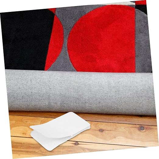 VOSAREA 5PCS Non-Slip Sofa Cushion Fixing Stickers Strong Adhesive Hook and Loop Strips Double-Sided Sticky Tape for Carpet and Furniture Household Use