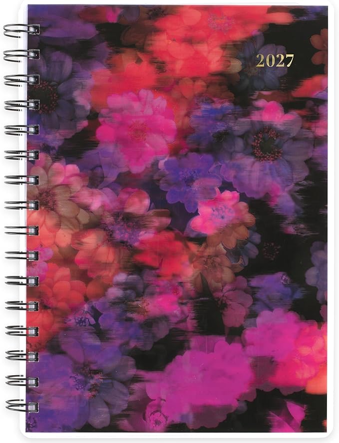 Mead Cambridge 2027 Planner, Weekly & Monthly, 5.5" x 8.5", Floral Haze (1848-200-27)