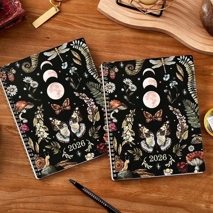 2026 Planner - Calendar Planner 2026 8" x 10" from Jan. 2026 - Dec. 2026, 2026 Planner Weekly and Monthly with Twin-Wire Binding, Monthly Tabs, Perfect Organizer