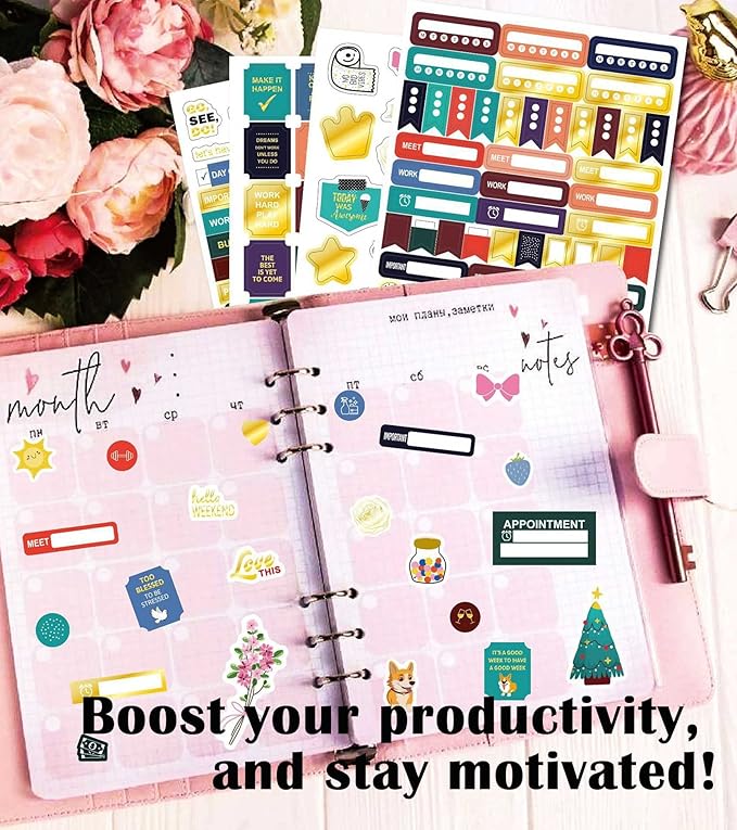 Undated Agenda 2026 Daily Planner 2026, Undated Planner, Daily Planner, Planner, 2026 Monthly Planner, Weekly Planner, Goal Setting, A5 Calendar, Simple Teacher Supplies Daily, Black
