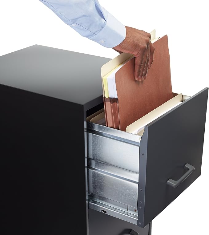 Amazon Basics Expanding File Folder Organizer with Pockets, Letter Size, 3.5-Inch Expansion, Accordion Style, Large Capacity Document Storage, Brown, 25-Pack