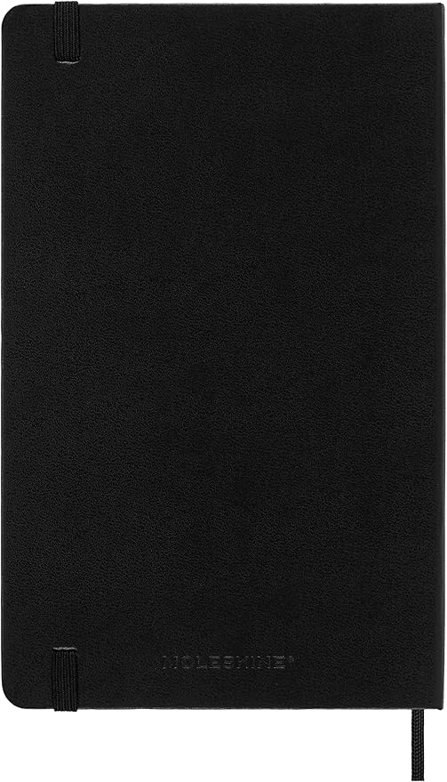 Moleskine 2023-2024 Weekly Horizontal Planner, 18M, Large, Black, Hard Cover (5 x 8.25)