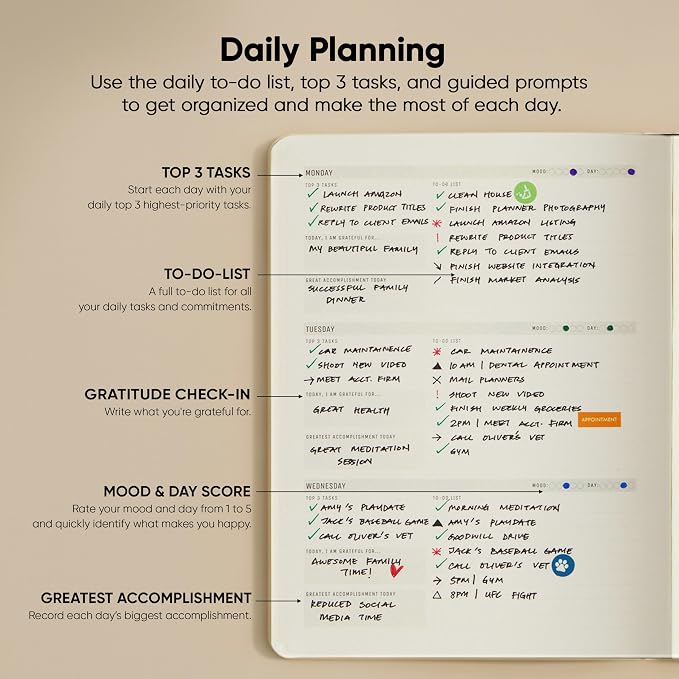 Undated, 2026 Planner, 8.5" x 11" - The #1 Productivity Planner to Achieve Your 2026 Goals - Planner 2026-2027 by PRODUCTIVITY STORE (A4, CREAM)