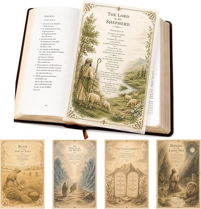 20 Bible Inserts Inserts for Women Christian Bookmarks & Bible Tip Ins Bible Accessories Bible Journaling Supplies It is A Gift to The Christian Church, to Christians