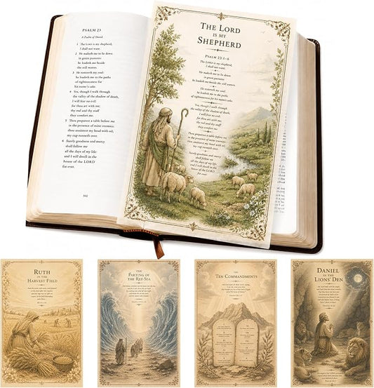 20 Bible Inserts Inserts for Women Christian Bookmarks & Bible Tip Ins Bible Accessories Bible Journaling Supplies It is A Gift to The Christian Church, to Christians
