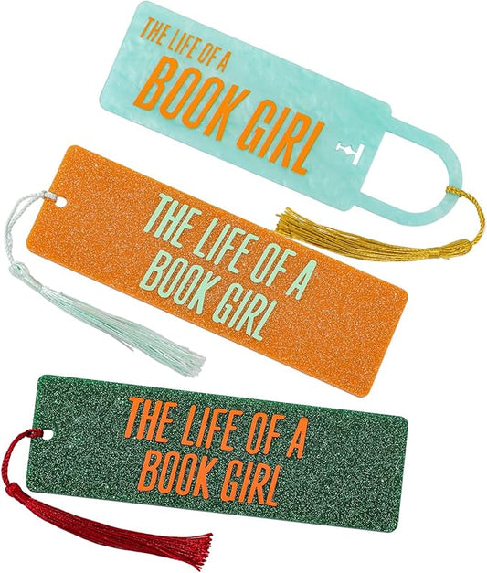 3PCS TSwift Showgirl Inspired Acrylic Bookmarks, Aesthetic Tay Page Marker,Women Music Lover Bookish Gifts Book Accessories (Showgirl Bookmark)