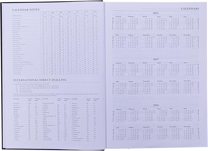 Collins Essential A4 Academic Year 2024-25 Week to View Diary - Pink - Mid Year Academic Planner for Students and Teachers - ESSA43M.50-2425 - July 2024 to July 2025