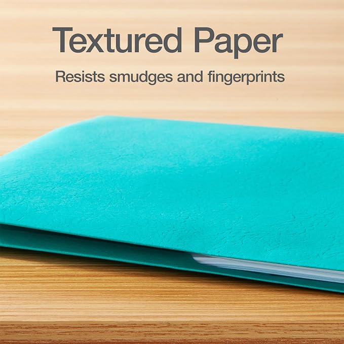 Oxford 2 Pocket Folders, 25 Pack, Assorted Tropical Colors, Made in the USA, Fits 100 Letter Size (8.5" x 11") Sheets, Durable Paper Folders for School, Home, and Office