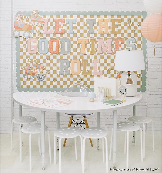 Fadeless Schoolgirl Style Bulletin Board Paper, Sweater Weather, 47.25" x 12', 1 Roll