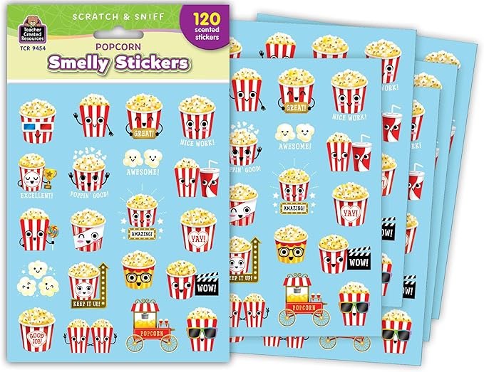 Teacher Created Resources Popcorn Smelly Stickers (TCR9454)