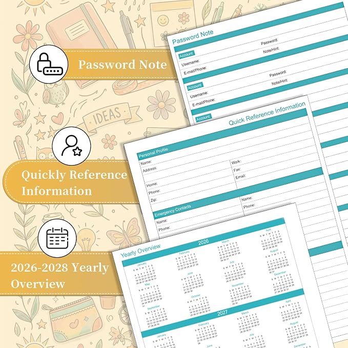 18 Month Monthly Planner 2026-2027 (Jul 2026 - Dec 2027), 9" x 11" Large Planner with Monthly Tabs, Inner Pocket, Hardcover Academic Organizer for Students, Teachers & Professionals