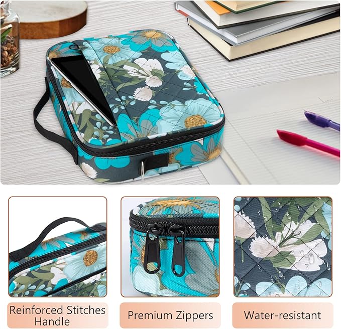 IMAGINING Bible Cover for Women - Stylish Large Bible Covers - Bible Case with Handles - Bible Bag Journal Case - Bible Carrying Case for Women - Bible Gift - Book Protector for Book Lovers