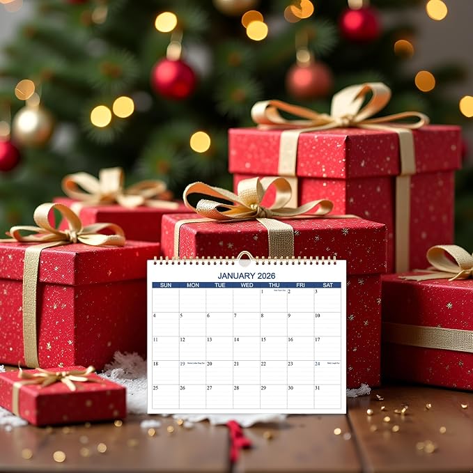 Calendar 2026 2027 - Wall Calendar Runs Apr 2026 to Jun 2027-15 Months Calendar Planner with Thick Paper for Planning and Organizing for Home or Office, Blue Hanging Calendars, 8.5 x 11 Inches Calendars 26 2027