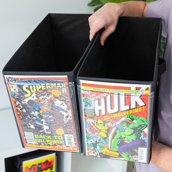 Comic Book Storage Box with Comic Book Display Window [Patent Pending]…