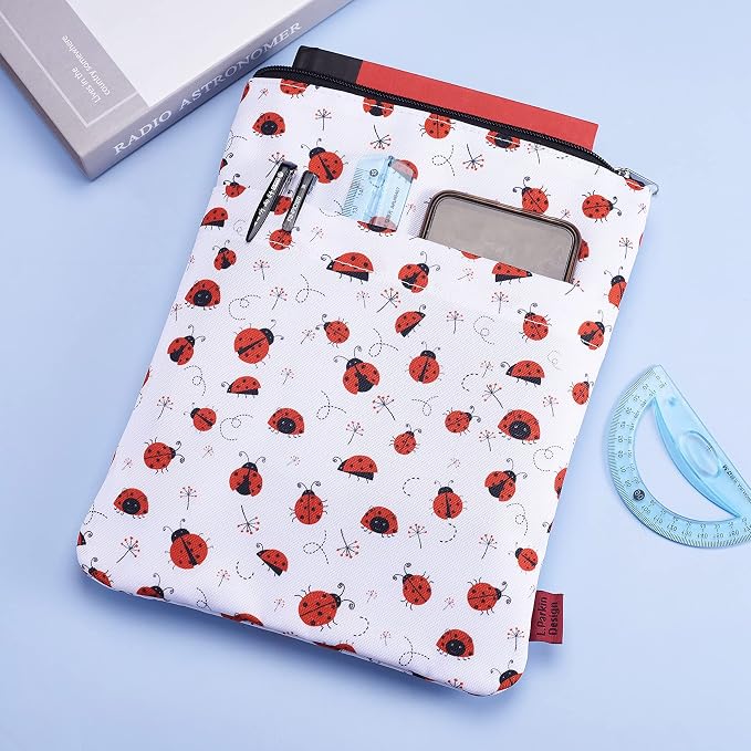 Book Sleeve for Book Lovers, Bookish Book Protector, Book Covers for Paperbacks, Washable Fabric, Book Sleeves with Zipper, Medium 11 Inch X 8.7 Inch