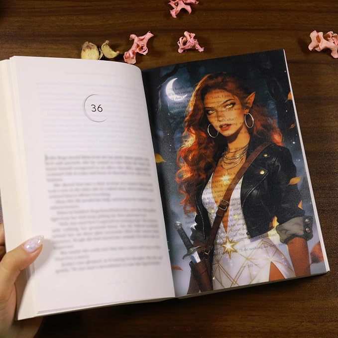 BAMAYSELF 15 Pcs C&C Fantasy Page Overlays for Women, Crescent City Merch for Readers, SJM Book Page Inserts Accessories Merchandise, Romantasy Acotar Bookish Gift for Book Lovers Booktok