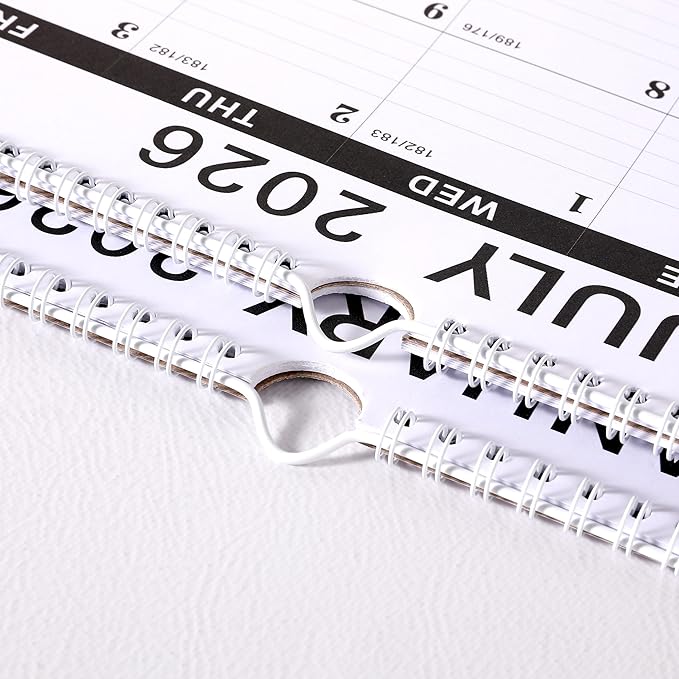 Calendar 2026-2027, 18 Months from July 2026 to December 2027,11.5" x 14.6", with Julian Date