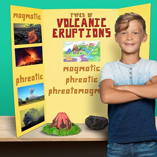 Flipside Products 36” x 48” Foam Project Boards for Presentations, Science Fair, School Projects, Event Displays and Trifold Picture Board - Yellow 3/16'' Thick - 10 Pack
