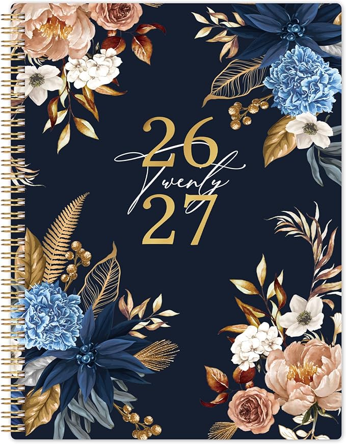 Planner 2026-2027 - 9" x 11", 2026-2027 Planner Weekly & Monthly from JUN.2026 to JUL.2027, Academic Planner 26-27 with Sturdy Cover, Twin-wire Binding, Premium Paper, Monthly Tabs