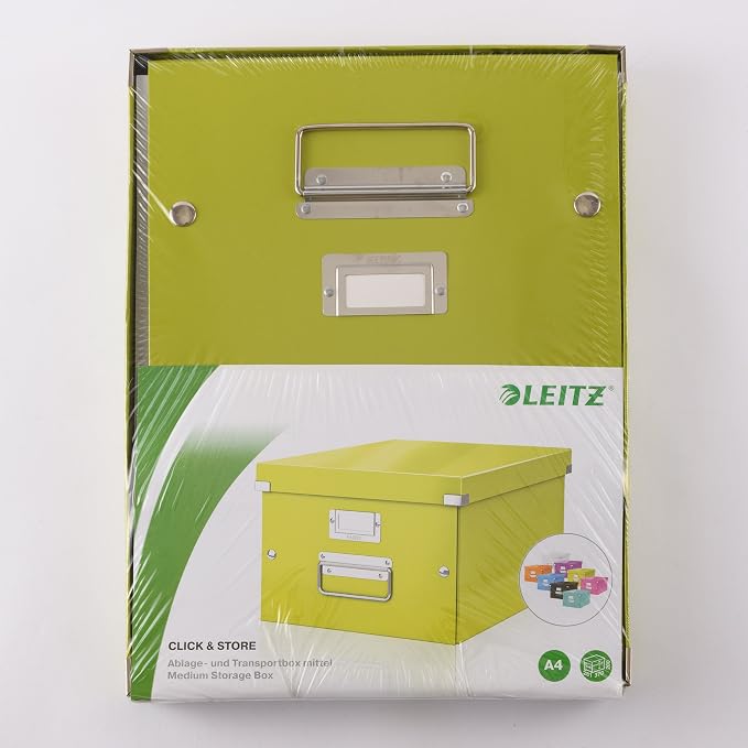 Leitz A5 Storage Box, Click and Store Range 60430001 - Small, White Storage Box A4