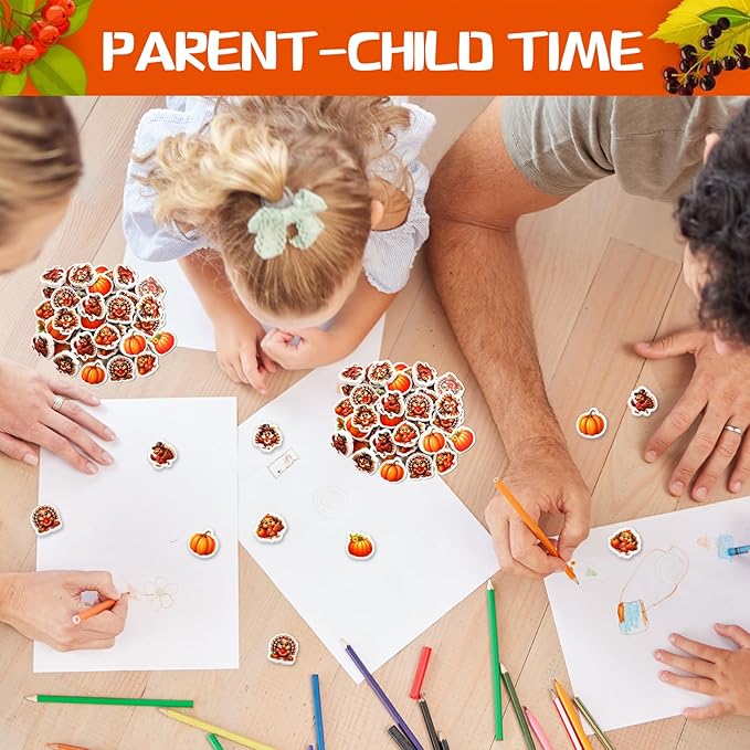 Ceiba Tree 60Pcs Thanksgiving Turkey Mini Erasers for Kids Bulk Pumpkin Pencil Erasers Stationery for Kids Student Classroom Prizes Homework Rewards Fall School Supplies