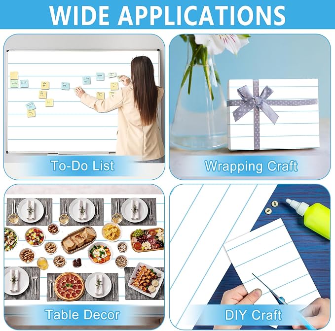 Lined Bulletin Board Roll Reusable Waterproof Erasable Blue Lined Non-Woven Fabric Bulletin Board Roll Wrinkle Resistant Background Poster for Home Classroom Decor Wrapping DIY Crafts 15.7" x 40ft