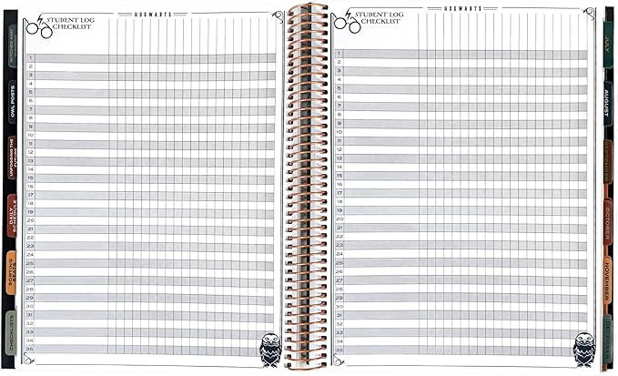 ConQuest Journals 2026-2027 Harry Potter Hogwarts Teacher Planner, July-June Academic Organizer, Monthly & Weekly Calendars, Checklists, Contacts & Student Lists, 11.25'' x 9.5'', Officially Licensed