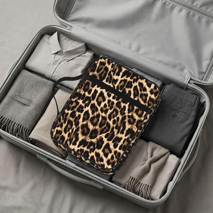 Abstract Leopard Skin Leopard Print Bible Cover Case Carrying Book Protector Case Bible Study Supplies Accessories Holder Case Christian Gift for Women Men