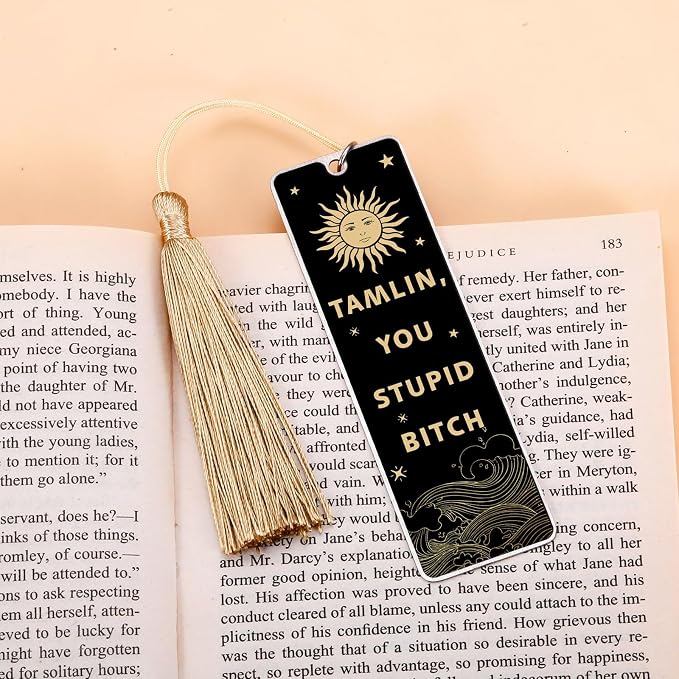 Dark Romance Merch - Book Merch for Women Men, A Court of Thorns and Roese Merch, Dark Romance Bookmarks, Tamlin You Stupid Bitch Merchandise for Book Lovers Fans Readers Book Club Gifts